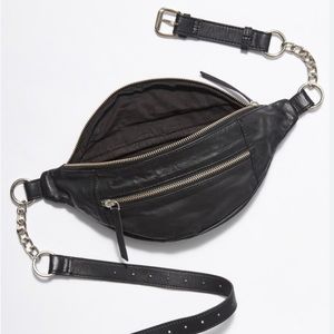 Free People Riley Belt Bag | Biker Bag | Leather